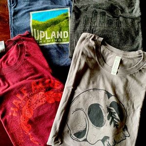Lot of 4 brewery tshirts